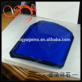 High quality rough material dark blue galss for gemstone